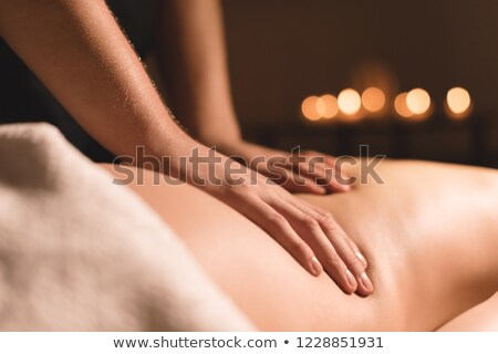 Stock photo: Close Up Woman Receiving A Hand Massage At The Health Spa