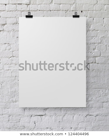 Stock photo: Blank White Poster Template