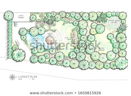 Foto stock: Colored Pencil Style Rough Sketch Of Tree