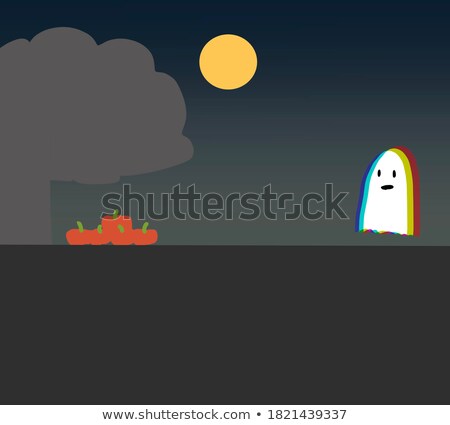 Stock photo: Ghost Pumpkin
