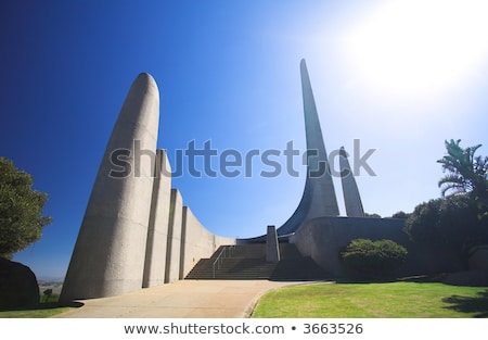 Foto stock: Arco · do · monumento · da · língua · afrikaans