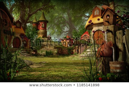 Foto stock: Fairy Tale Cottage