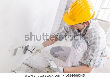 Stock photo: Apply Plaster