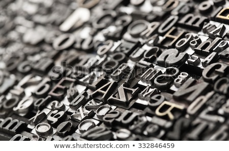 Сток-фото: Close Up Of A Dirty Vintage Typewriter