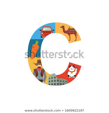 Stock photo: Flashcard Letter C Is For Cowboy