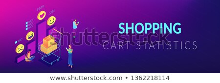 Foto stock: Get Clients Feedback Isometric 3d Banner Header