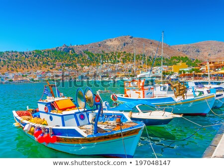 Stock photo: Fishing Boats In The Harbor Of Kos