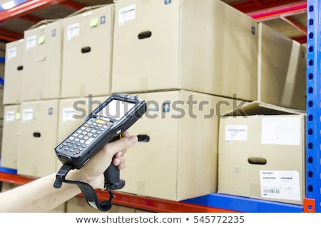 Foto stock: Handheld Barcode Scanner