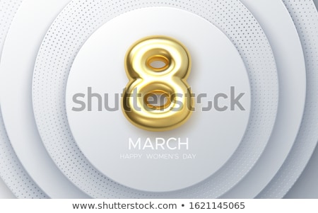 Сток-фото: 3d Woman With Right Symbol Golden Concept