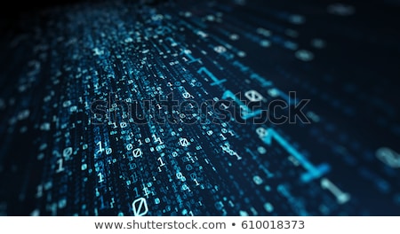 Сток-фото: Digital Background Binary Technology Concept 3d