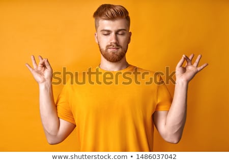 Stockfoto: A Young Boy Meditation