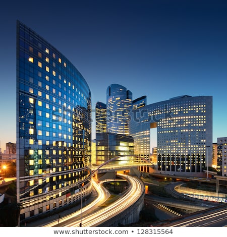 Foto stock: Paris City Night View