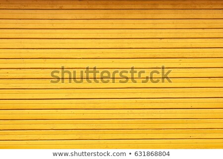 ストックフォト: Old Yellow Wooden Wall