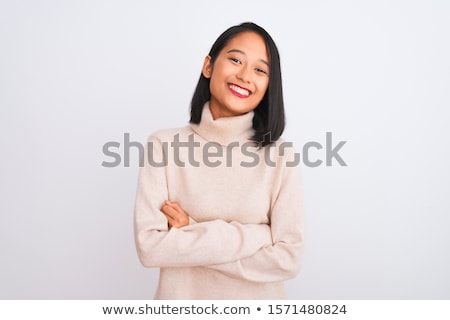 Stock photo: Beautiful Brunette Asian Woman Portrait