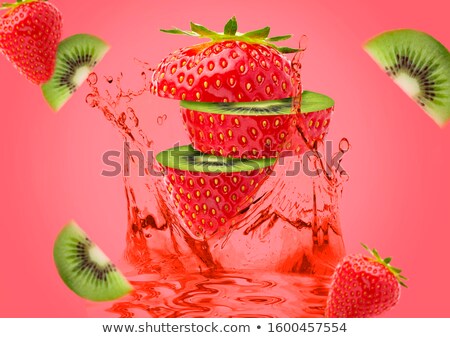 Сток-фото: Strawberry And Kiwi