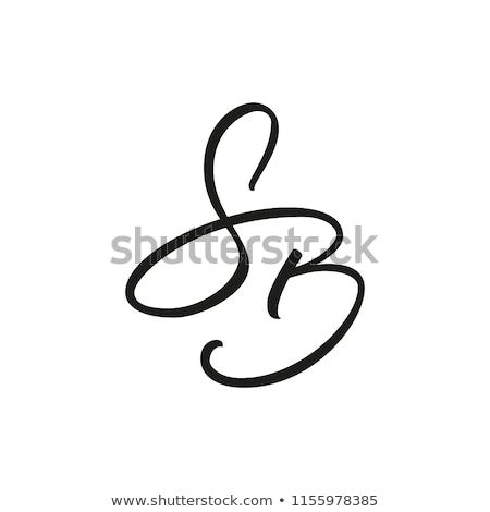 Stock foto: S B Logo S B Letter Design Vector