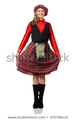 Woman In Scottish Costume Stock photo © Elnur