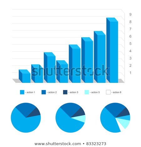 Stockfoto: Successful Global Business Bar Chart