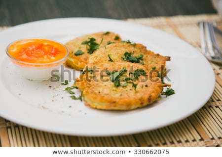Stock photo: Chicken Or Potato Cutlet