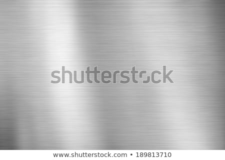 Stockfoto: Bstracte · Zilveren · Stalen · Achtergrond · Met · Reflectie