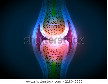 Foto d'archivio: Normal Knee Joint Abstract Bright Design