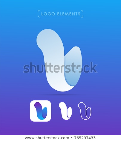 Stockfoto: Abstract Icon For Letter U