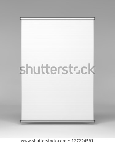 Square Flipchart On Grey Background Foto d'archivio © Tashatuvango