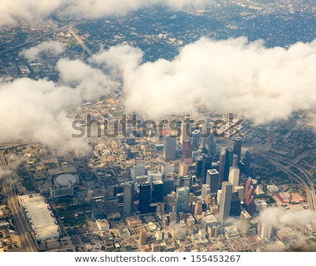 Stockfoto: Aerial Of Modern Buildings In Downtown Houston