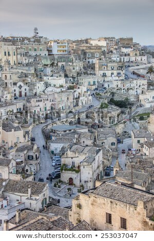 Сток-фото: Central Street In The Old Part Of Matera