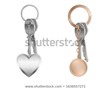 Сток-фото: Key From Door Home Clef Isolated On White Background