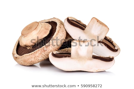 Stock photo: Raw Portobello Mushrooms