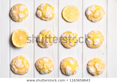 Stock photo: Crinkle Lemon Cookies