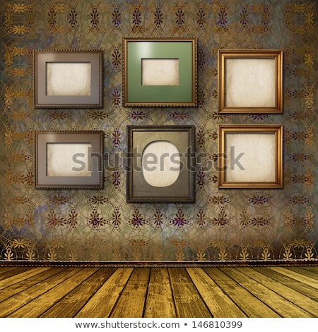 Foto stock: Interior Of The Old Room With The Former Remains Of Luxury