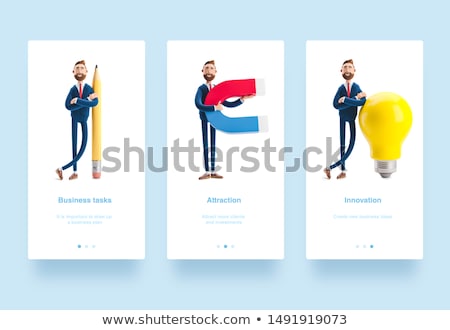 Foto stock: Strategy On Clipboard Business Concept 3d Render