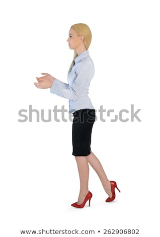 Stock photo: Business Woman Carry Something