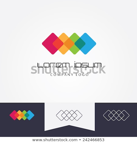 Stock photo: Logo With Colorful Cubes