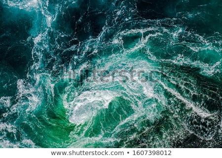 Stockfoto: Whirlpools Of The Maelstrom Of Saltstraumen Nordland Norway