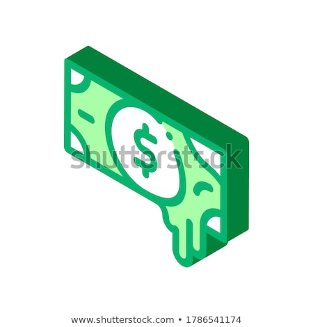 Stock photo: Exposing Fake Money Isometric Icon Vector Illustration