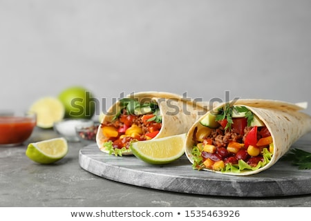 Stock foto: Tortilla Wrap