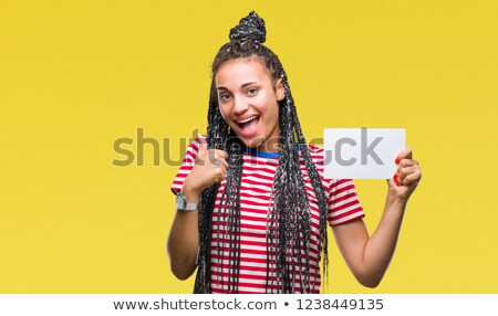 Stockfoto: Teenagers Holding Up A Blank Sign