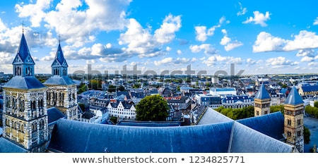 Stockfoto: Aerial View On Medieval Maastricht