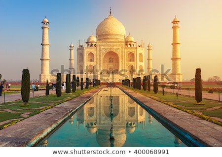 Stock photo: Taj Mahal - Famous Mausoleum