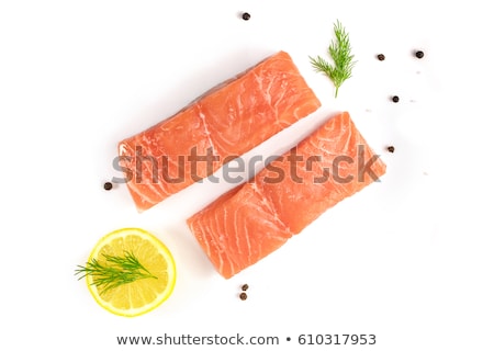 [[stock_photo]]: Fresh Slice Of Salmon