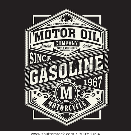 Сток-фото: Motorcycle T Shirt Graphics