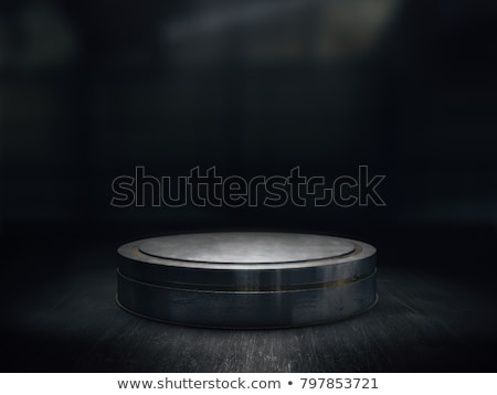 Stockfoto: Warehouse Shelves With Boxes 3d Rendering