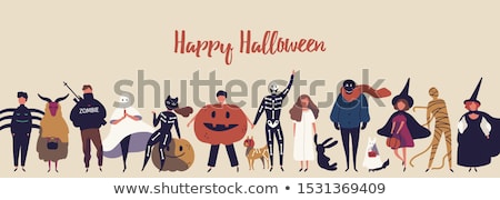 Zdjęcia stock: Zombie - Cartoon People Characters Isolated Illustration