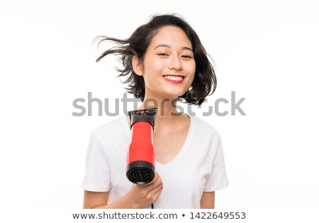 Zdjęcia stock: Hair Dryer Over White Wall