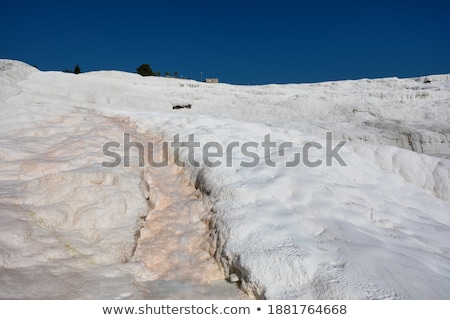 Stock fotó: Famous Turkish Pammukale