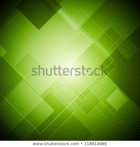 Green Abstract Square Background Foto stock © saicle