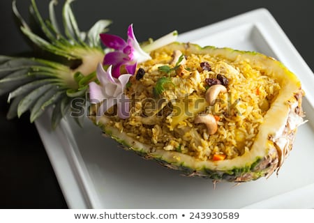 Stock fotó: Thai Rice Dish At A Restaurant In A Pineapple
